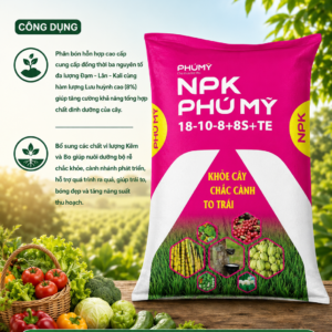Phân bón hỗn hợp NPK Phú Mỹ 18-10-8+8S+TE
