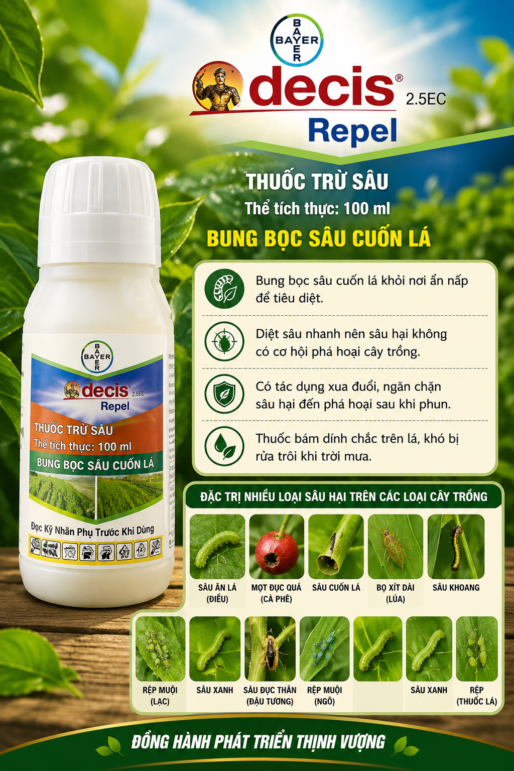 Thuốc trừ sâu Decis Repel 2.5EC