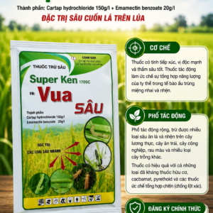 Thuốc trừ sâu Super Ken 170SC Hiệu: Vua Sâu
