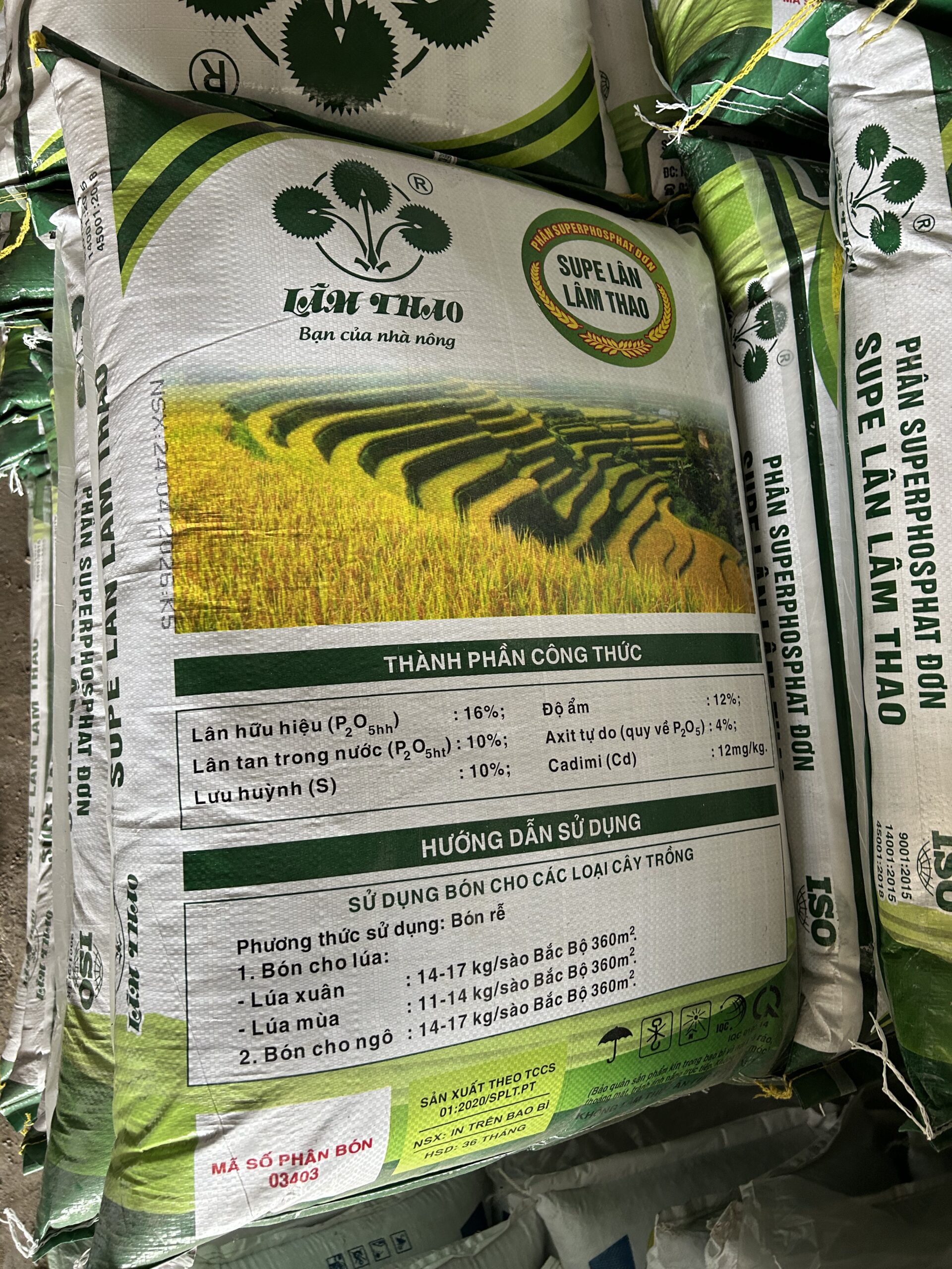 Phân Superphosphat đơn - Super lân Lâm Thao - Ảnh 2