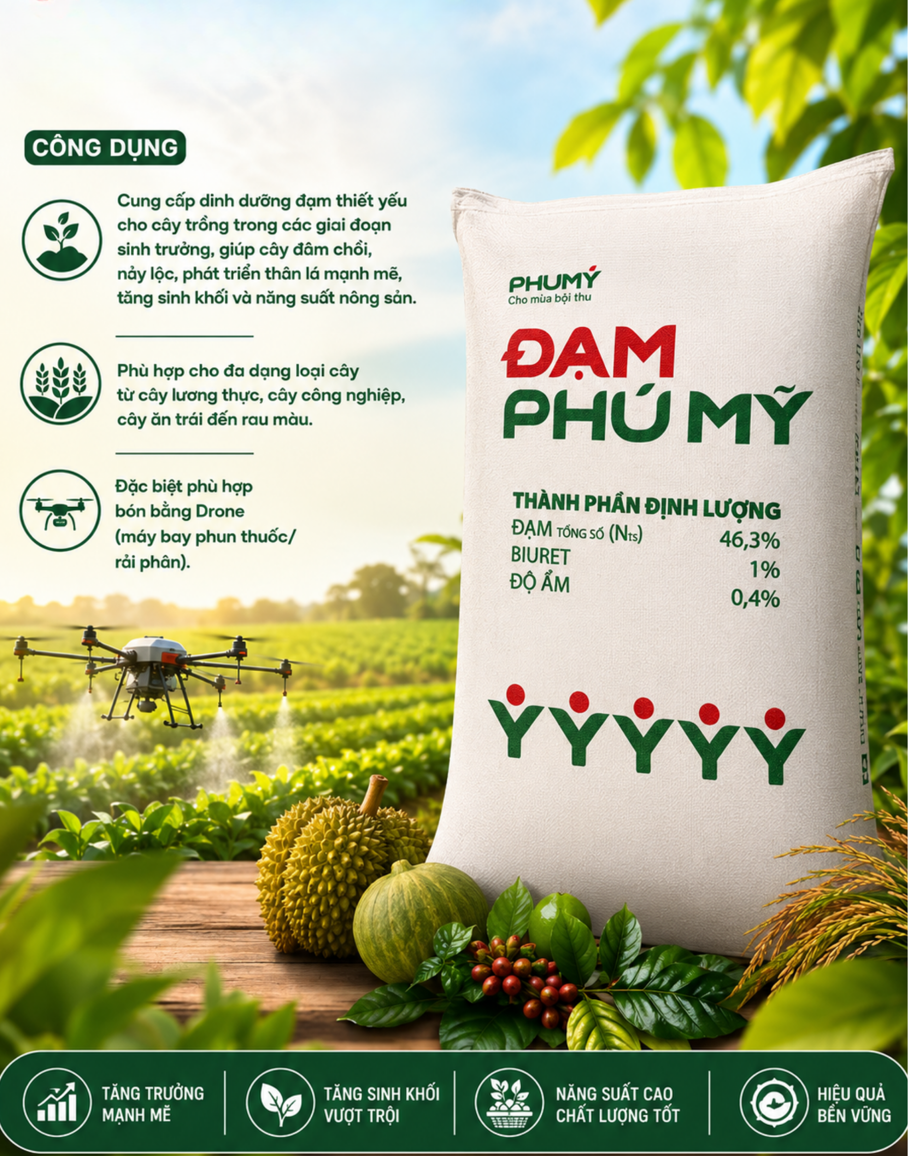 Phân Urê Đạm Phú Mỹ