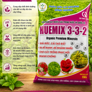 Phân hữu cơ khoáng SÔNG HƯƠNG HUEMIX 3-3-2 (Organic Premium Minerals).
