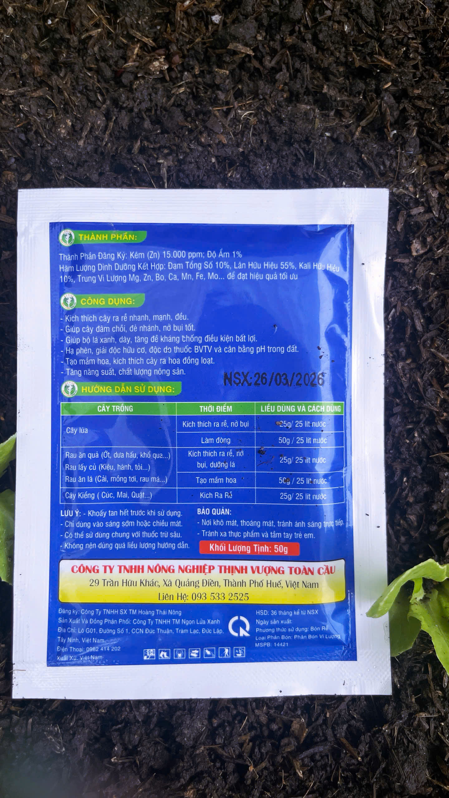 Siêu kích rễ-BỔ SUNG LÂN + KẼM, HỖ TRỢ RỄ KHỎE – CHỒI MẠNH – HOA ĐỒNG ĐỀU - Ảnh 3