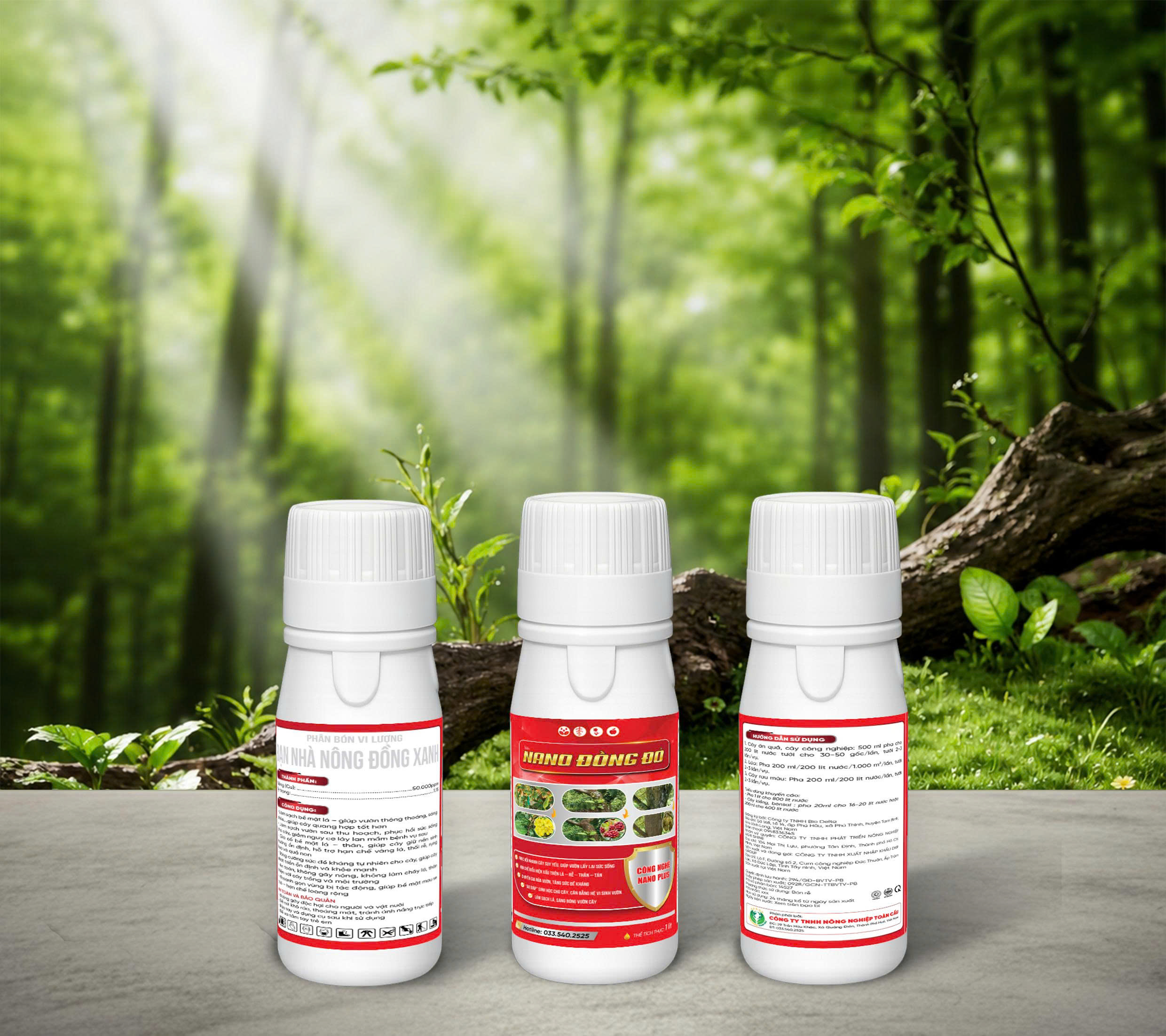 NANO ĐỒNG ĐỎ 200ml- Phân Bón Vi Lượng - Chuyên rửa vườn, xử lí mầm bệnh - Ảnh 2