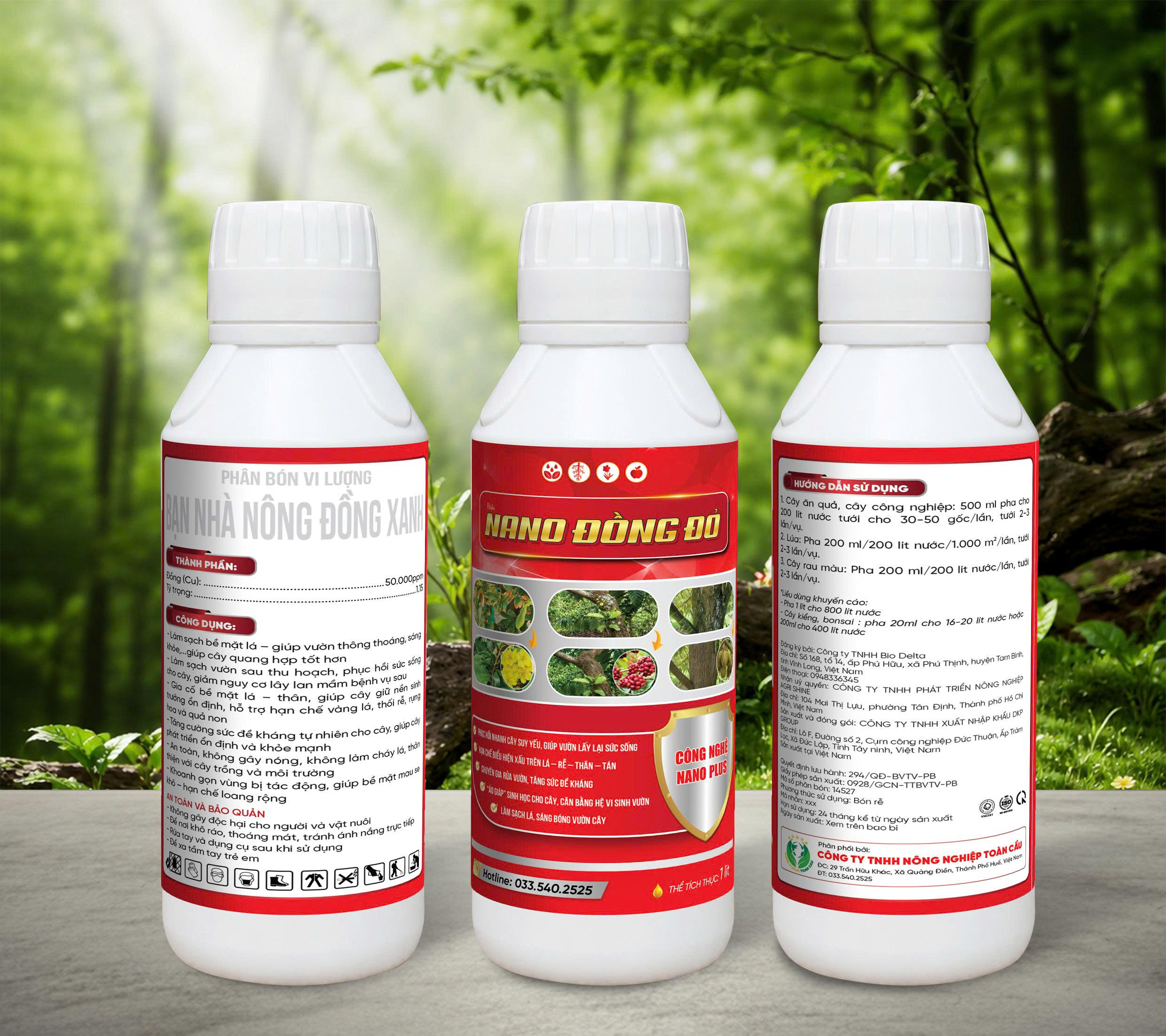 NANO ĐỒNG ĐỎ 1l- Phân Bón Vi Lượng - Chuyên rửa vườn, xử lí mầm bệnh - Ảnh 4