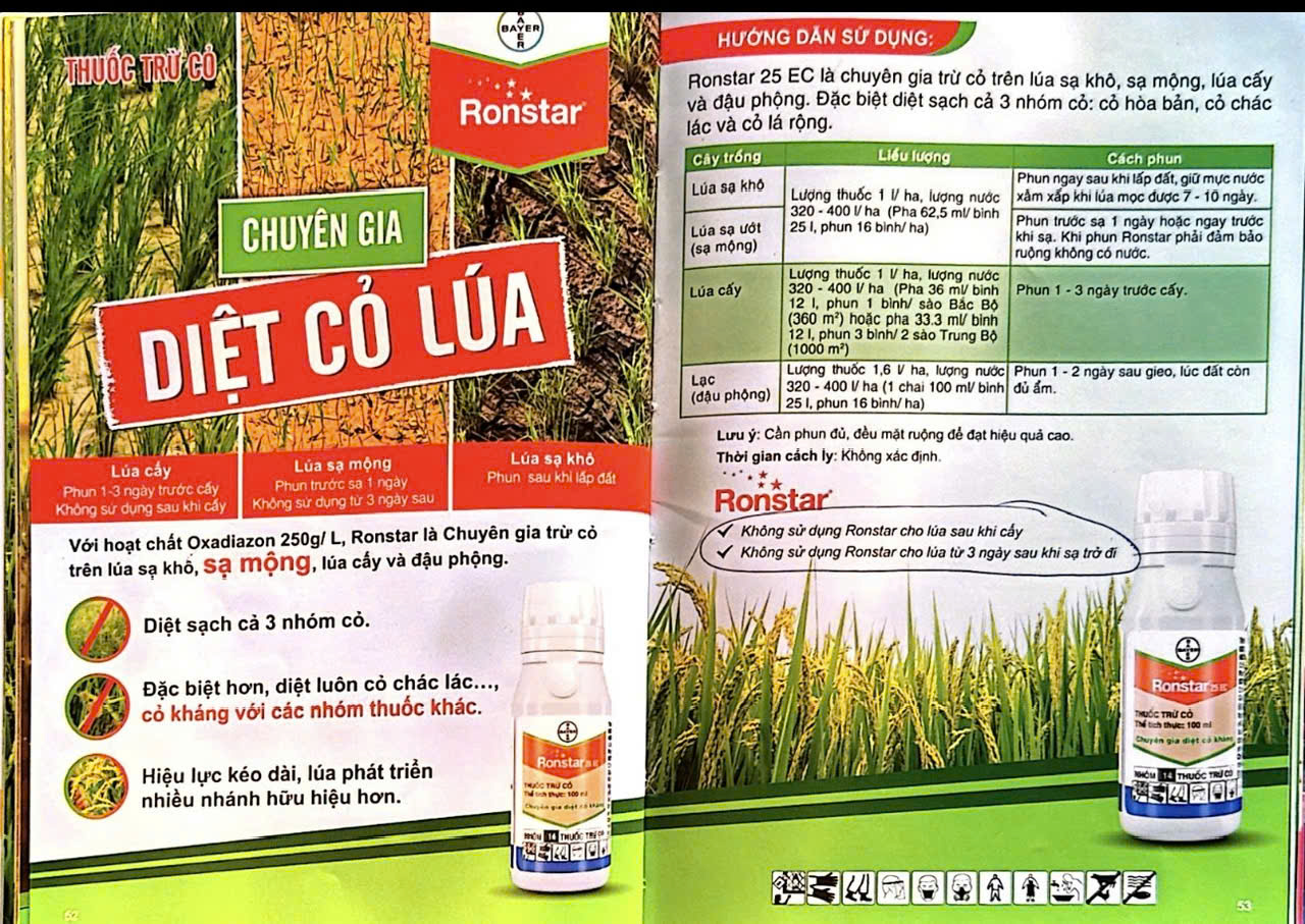 Thuốc trừ cỏ Ronstar