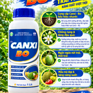 Phân Bón Canxi Bo Chai 1Lit – Dưỡng Bông, Tăng Đậu Quả, Hạn Chế Nứt Trái, Thối Trái & Chắc Trái Nặng Ký