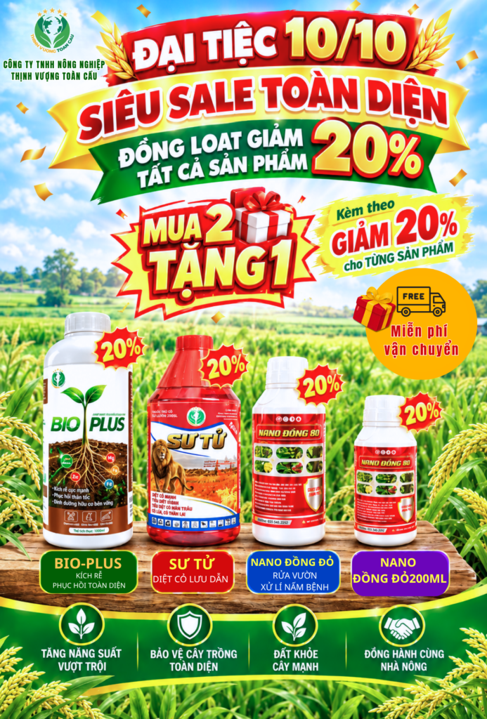 Công ty TNHH Nông nghiệp Thịnh Vượng Toàn Cầu đồng hành kỹ thuật cùng nhà nông